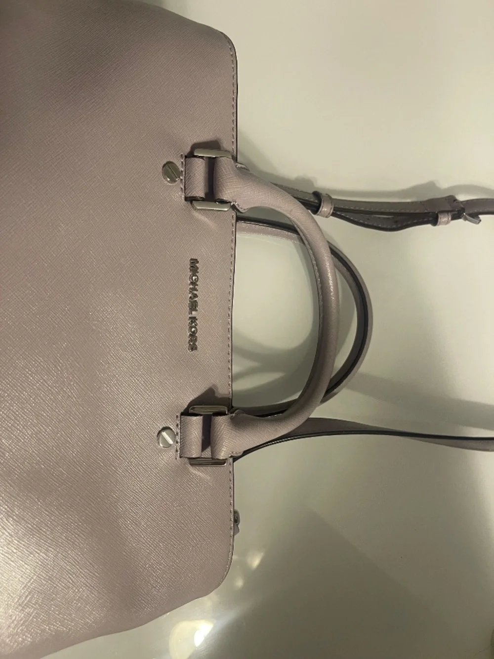 Vintage Michael Kors Savannah Large Satchel Lilac - Excellent Condition